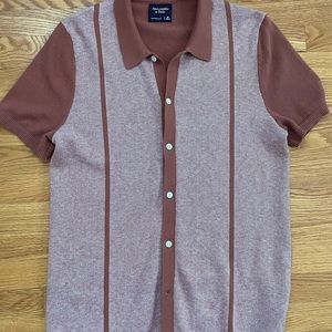 Abercrombie Knit Polo Sweater